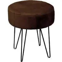 Unique living Kruk Davy Donkerbruin D 40 H 35 Cm