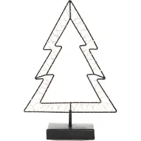 Anna's Collection Decoratieboom Zwart Met Verlichting 24 X 35,5 Cm