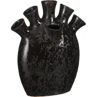 Mica Decorations Tulpenvaas Saul Zwart 26 X 14 X 30,5 Cm