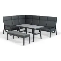 Tierra Outdoor 8-zits Loungeset Campo Antraciet