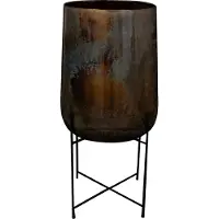 Ts Bloempot Met Standaard Jolien Blauw D 50 H 100 Cm