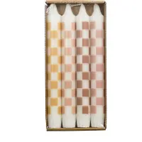 Rustik Lys Dinerkaars By Kimmi Multi Blok 7 Uur D 2,2 H 20 Cm 4 Stuks