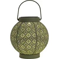 Anna's Collection Lantaarn Groen D 18 H 19 Cm