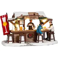 Luville Kerstdorpminiatuur Schnaps Market (kraam) 16 X 7,5 X 9 Cm