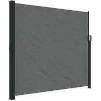 vidaXL Uitschuifbaar zijluifel antraciet 180x300 cm