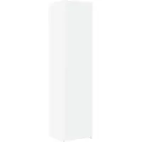 vidaXL Hoge kast 45x42,5x185 cm bewerkt hout wit