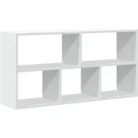 vidaXL Wandschap 100x25x50 cm bewerkt hout wit