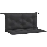 vidaXL Tuinbankkussens 2 st 100x50x7 cm oxford stof zwart