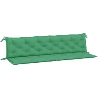 vidaXL Tuinbankkussens 2 st 200x50x7 cm oxford stof groen