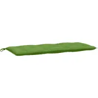 vidaXL Tuinbankkussen 120x50x7 cm stof gemêleerd groen