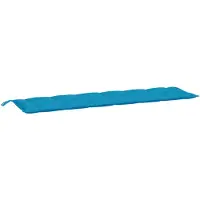 vidaXL Tuinbankkussen 200x50x7 cm oxford stof lichtblauw