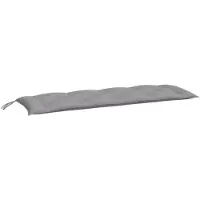vidaXL Tuinbankkussen 150x50x7 cm oxford stof grijs