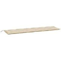 vidaXL Tuinbankkussen 200x50x7 cm oxford stof beige