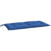 vidaXL Tuinbankkussen 100x50x7 cm oxford stof blauw