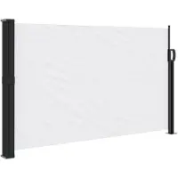 vidaXL Windscherm uittrekbaar 120x500 cm wit