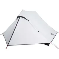 vidaXL Tent 2-persoons waterdicht verduisterend stof wit