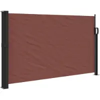 vidaXL Windscherm uittrekbaar 120x500 cm bruin