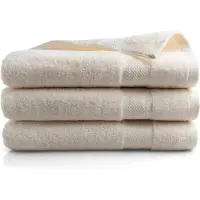 DoubleDry Hotel badhanddoeken 70 x 140 cm – set van 3 – 100% katoen 500 g/m2 –