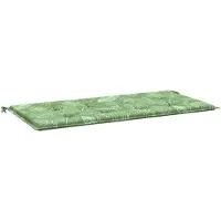 vidaXL Tuinbankkussen 120x50x3 cm oxford stof bladpatroon
