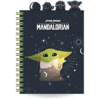 The Mandalorian Star Wars Spiraal Notebook A5 Grogu Ruit 5x5 mm