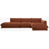 Sissy-Boy Countess 4-zits bank chaise longue rechts otto longue links Artic Rust