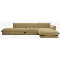 Sissy-Boy Countess 4-zits bank chaise longue rechts otto longue links Artic Lichen