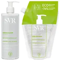 SVR Sebiaclear Micellair Water + Navulling | 2 x 400 ml