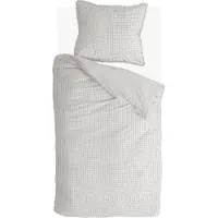 Walra Dekbedovertrek Crossed Lines - 140x220 - 100% Katoen (BCI) - Beige