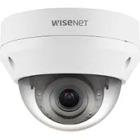 Hanwha QNV-8080R: Domecamera, 5MP, PoE, IR, IP66, IK10, geschikt voor detailhandel