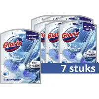 Glorix - WC blokjes - Bleek - 7 Stuks - Voordeelverpakking