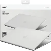 Uniq etui Claro MacBook Air 15" (2023) przezroczysty/dove mat helder (15", Appel), Laptoptas, Transparant