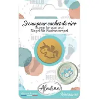 Aladine Zegel Wax Stempel Unicorn
