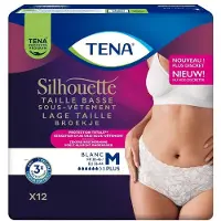 Tena Silhouette Plus Blanc Lage Taille M 12 St Incontinentieslip