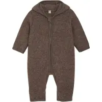 Huttelihut - Baby's Pram Suit Wool Fleece - Overall 86, bruin