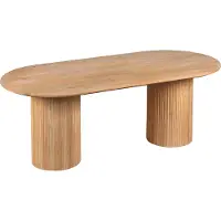 Lewis & Loft Eettafel Lynn – Ovaal – 200x90 cm – FSC-gecertificeerd mangohout – Naturel