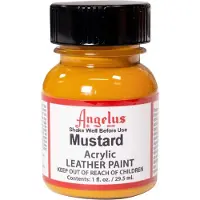 Angelus Leather Acrylic Paint - textielverf voor leren stoffen - acrylbasis - Mustard - 29,5ml