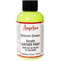 Angelus Leather Acrylic Paint - textielverf voor leren stoffen - acrylbasis - Grinch Green - 118ml