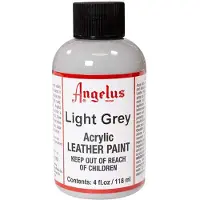 Angelus Leather Acrylic Paint - textielverf voor leren stoffen - acrylbasis - Light Grey - 118ml