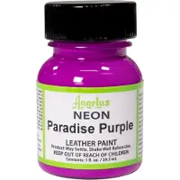 Angelus Leather Acrylic Paint - textielverf voor leren stoffen - acrylbasis - Neon Paradise Purple - 29,5ml