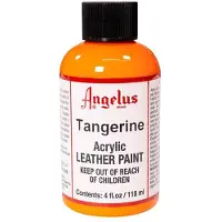 Angelus Leather Acrylic Paint - textielverf voor leren stoffen - acrylbasis - Tangerine - 118ml