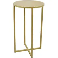 Loft42 Beau bijzettafel - Rond - Zwart - Metaal - dia 35cm.