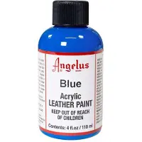 Angelus Leather Acrylic Paint - textielverf voor leren stoffen - acrylbasis - Blue - 118ml