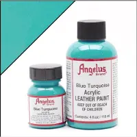 Angelus leerverf Blauw Turqoise 118ml/4oz