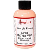 Angelus Leather Acrylic Paint - textielverf voor leren stoffen - acrylbasis - Georgia Peach - 118ml