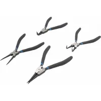 ASTA/SATRA Seegerringtangen set - 180 mm - Borgveer tangen set - 4 delig - ASTA