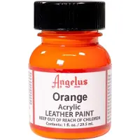 Angelus Leather Acrylic Paint - textielverf voor leren stoffen - acrylbasis - Orange - 29,5ml