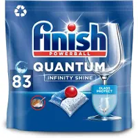Finish Quantum Infinity Shine Vaatwastabletten - 83 Capsules - kwartaalbox