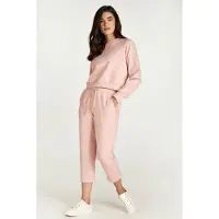Conquista Roze Cropped Sweatpants