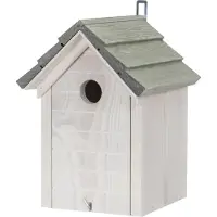 Intratuin Vogelhuisje Koolmees Wit 19 X 19 X 27 Cm