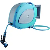 Intratuin Wandslangbox Blauw / Grijs 30 M